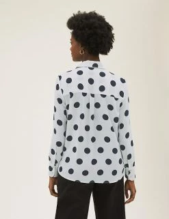 Best deal 🎉 M&S Collection 👚 Shirts & Blouses Printed Collared Long Sleeve 👚 Shirt 👍 9 Best deal 🎉 M&S Collection 👚 Shirts & Blouses Printed Collared Long Sleeve 👚 Shirt 👍 -New In Womens Sales 2022 SD 01 T43 5903 Z4 X EC 3