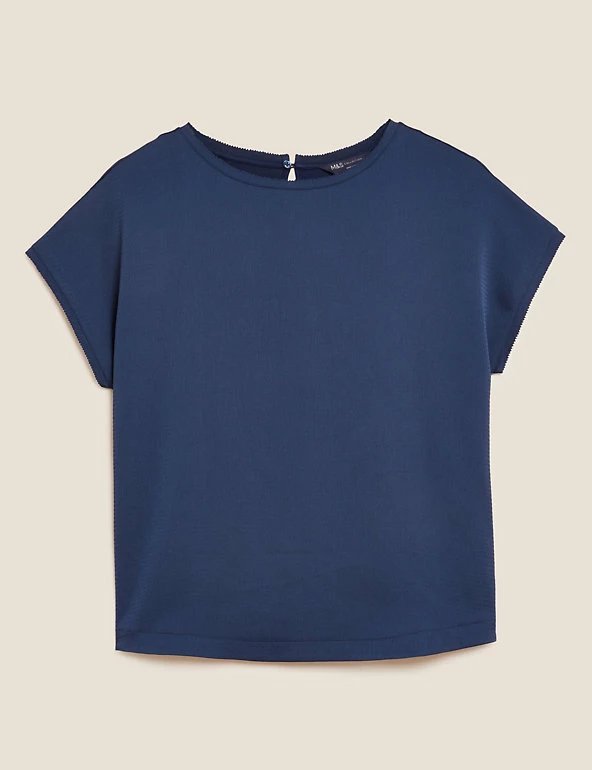 Cheap π M&S Collection Tops Slash Neck Relaxed Short Sleeve Top βοΈ 7 Cheap π M&S Collection Tops Slash Neck Relaxed Short Sleeve Top βοΈ - Image 7