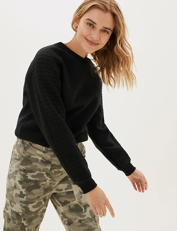 Top 10 βοΈ M&S Collection Sweatshirts Cotton Rich Regular Fit Sweatshirt π 4 Top 10 βοΈ M&S Collection Sweatshirts Cotton Rich Regular Fit Sweatshirt π - Image 4