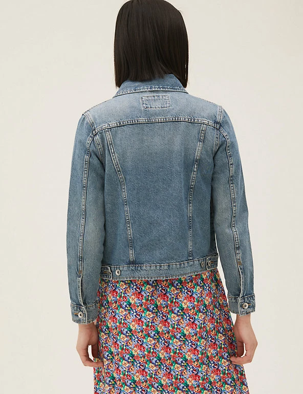 Cheapest ๐งจ M&S Collection ๐งฅ Coats & Jackets Pure Cotton Denim Jacket ๐ฏ 5 Cheapest ๐งจ M&S Collection ๐งฅ Coats & Jackets Pure Cotton Denim Jacket ๐ฏ - Image 5