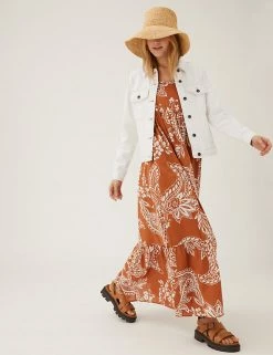 Best deal 🎁 M&S Collection 🧥 Coats & Jackets Pure Cotton Denim Jacket 🔥 -New In Womens Sales 2022 SD 01 T49 4114 NB X EC 3