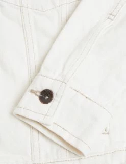 Best deal 🎁 M&S Collection 🧥 Coats & Jackets Pure Cotton Denim Jacket 🔥 -New In Womens Sales 2022 SD 01 T49 4114 NB X EC 5