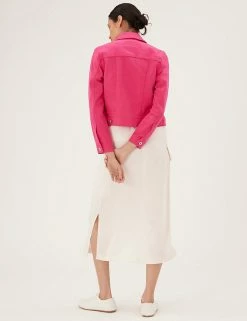 New 🌟 M&S Collection 🧥 Coats & Jackets Denim Jacket With Stretch 💯 -New In Womens Sales 2022 SD 01 T49 4334 FU X EC 3