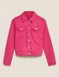 New 🌟 M&S Collection 🧥 Coats & Jackets Denim Jacket With Stretch 💯 -New In Womens Sales 2022 SD 01 T49 4334 FU X EC 90