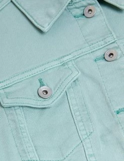 New 🌟 M&S Collection 🧥 Coats & Jackets Denim Jacket With Stretch 💯 -New In Womens Sales 2022 SD 01 T49 4334 PA X EC 5