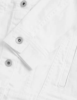 New 🌟 M&S Collection 🧥 Coats & Jackets Denim Jacket With Stretch 💯 -New In Womens Sales 2022 SD 01 T49 4334 Z0 X EC 5