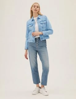 Wholesale ✨ M&S Collection 🧥 Coats & Jackets Denim Floral Jacket 🎉 -New In Womens Sales 2022 SD 01 T49 4543 E7 X EC 1