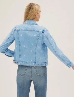 Wholesale ✨ M&S Collection 🧥 Coats & Jackets Denim Floral Jacket 🎉 -New In Womens Sales 2022 SD 01 T49 4543 E7 X EC 3