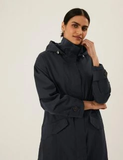 Cheap 👏 M&S Collection 🧥 Coats & Jackets Stormwear™ Textured Parka 🧥 Coat 👏