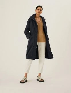 Cheap 👏 M&S Collection 🧥 Coats & Jackets Stormwear™ Textured Parka 🧥 Coat 👏 -New In Womens Sales 2022 SD 01 T49 4565 FS X EC 1