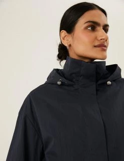 Cheap 👏 M&S Collection 🧥 Coats & Jackets Stormwear™ Textured Parka 🧥 Coat 👏 -New In Womens Sales 2022 SD 01 T49 4565 FS X EC 2