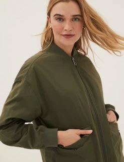 Outlet 🌟 M&S Collection 🧥 Coats & Jackets Textured Lightweight Jacket 😉 -New In Womens Sales 2022 SD 01 T49 4566 O5 X EC 2