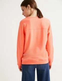 Cheapest 😍 Autograph Sweatshirts Cotton Rich Long Sleeve Sweatshirt 👏 -New In Womens Sales 2022 SD 01 T50 1016T CG X EC 2