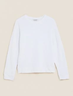 Cheapest 😍 Autograph Sweatshirts Cotton Rich Long Sleeve Sweatshirt 👏 -New In Womens Sales 2022 SD 01 T50 1016T P6 X EC 90