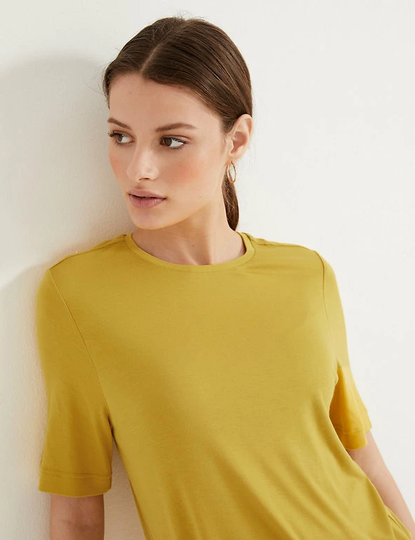 Hot Sale π Autograph Women Jersey Crew Neck T-Shirt π 1 Hot Sale π Autograph Women Jersey Crew Neck T-Shirt π