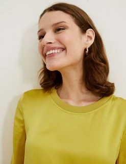 Flash Sale 😉 Autograph Tops Pure Silk Short Sleeve Top 🔔 -New In Womens Sales 2022 SD 01 T50 2035T Z2 X EC 2