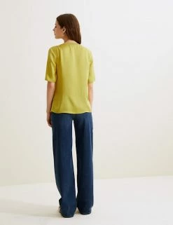 Flash Sale 😉 Autograph Tops Pure Silk Short Sleeve Top 🔔 -New In Womens Sales 2022 SD 01 T50 2035T Z2 X EC 3