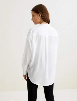 Budget 🔔 Autograph 👕 Shirts & Blouses Silk Blend Collared Long Sleeve 👕 Shirt 🔔 -New In Womens Sales 2022 SD 01 T50 2105T Z0 X EC 4