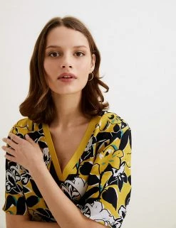 Discount π Autograph π Shirts & Blouses Floral V-Neck Short Sleeve Popover Blouse π 8 Discount π Autograph π Shirts & Blouses Floral V-Neck Short Sleeve Popover Blouse π -New In Womens Sales 2022 SD 01 T50 2107T ZZ X EC 1