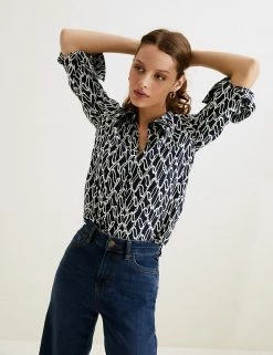 Wholesale 🎉 Autograph 👕 Shirts & Blouses Cupro Rich Printed Long Sleeve 👕 Shirt 👍