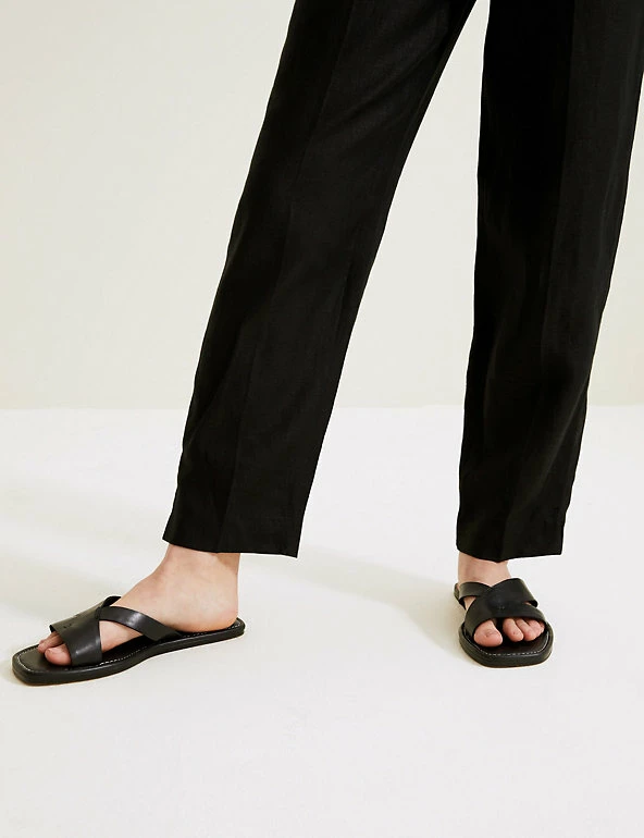 Hot Sale ✔️ Autograph Pure Irish Linen Pleat Front Trousers ✔️ 4 Hot Sale ✔️ Autograph Pure Irish Linen Pleat Front Trousers ✔️ - Image 4