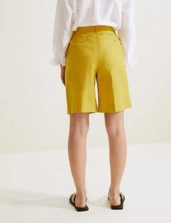 Deals 👏 Autograph Pure Irish Linen High Waisted Shorts 🎁 -New In Womens Sales 2022 SD 01 T50 8011T Z2 X EC 2