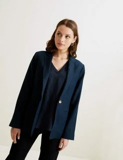 Deals 🎁 Autograph 🧥 Coats & Jackets Pure Irish Linen Belted Short Jacket 😍 -New In Womens Sales 2022 SD 01 T50 8033T F0 X EC 4