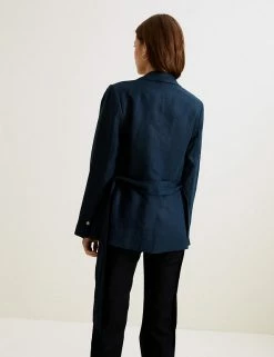 Deals 🎁 Autograph 🧥 Coats & Jackets Pure Irish Linen Belted Short Jacket 😍 -New In Womens Sales 2022 SD 01 T50 8033T F0 X EC 5