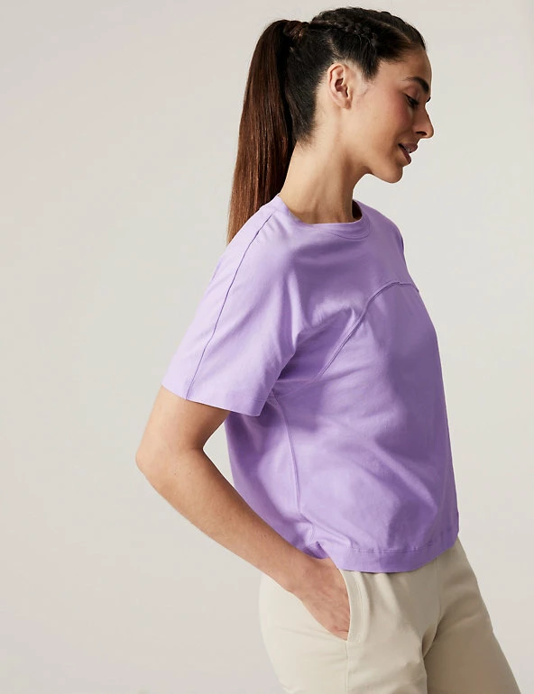 Best Pirce β GOODMOVE Tops & T-Shirts Pure Cotton Oversized Cropped T-Shirt π 5 Best Pirce β GOODMOVE Tops & T-Shirts Pure Cotton Oversized Cropped T-Shirt π - Image 5