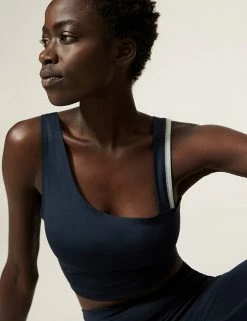 Best deal 🎉 GOODMOVE Tops Scoop Neck Asymmetric Cropped Top ✨ -New In Womens Sales 2022 SD 01 T51 5309 F0 X EC 1