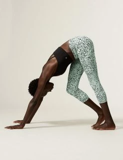 Best Pirce 🥰 GOODMOVE Leggings & Shorts Go Balance Printed Cropped Yoga Leggings 🔔