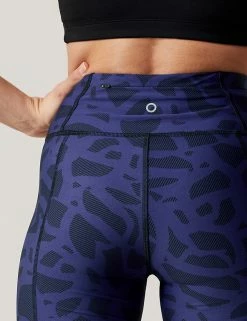 Cheap 🔔 GOODMOVE Go Move Printed High Waisted Gym Shorts 🤩 -New In Womens Sales 2022 SD 01 T51 6541P D3 X EC 4