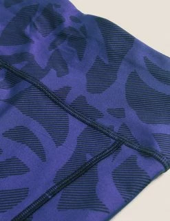 Cheap 🔔 GOODMOVE Go Move Printed High Waisted Gym Shorts 🤩 -New In Womens Sales 2022 SD 01 T51 6541P D3 X EC 6