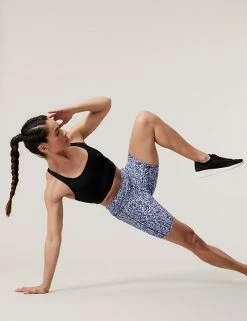 Cheap 🔔 GOODMOVE Go Move Printed High Waisted Gym Shorts 🤩