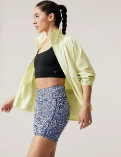 Cheap 🔔 GOODMOVE Go Move Printed High Waisted Gym Shorts 🤩 -New In Womens Sales 2022 SD 01 T51 6541P Z4 X EC 1