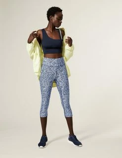 Budget 👏 GOODMOVE Leggings & Shorts Go Move Printed Cropped Gym Leggings ❤️ -New In Womens Sales 2022 SD 01 T51 6543P Z4 X EC 1