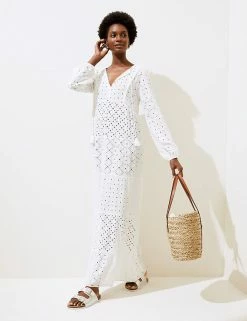 Best deal 𧨠M&S Collection π Dresses Embroidered V-Neck Maxi Waisted π Dress π€© 7 Best deal 𧨠M&S Collection π Dresses Embroidered V-Neck Maxi Waisted π Dress π€© -New In Womens Sales 2022 SD 01 T52 7466 Z0 X EC 1