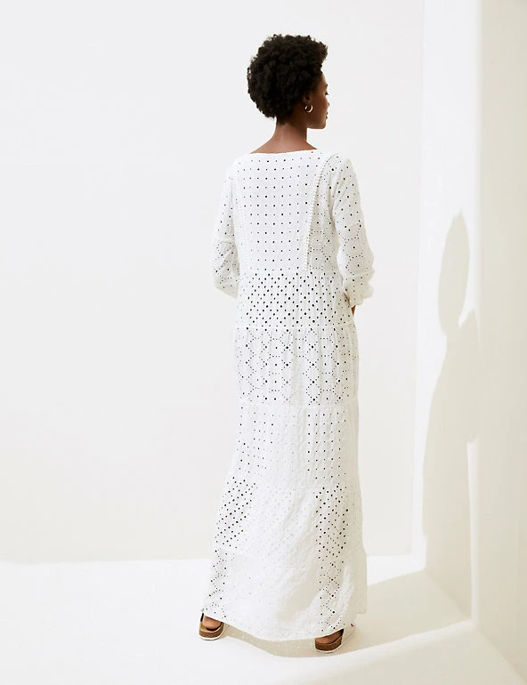Best deal 𧨠M&S Collection π Dresses Embroidered V-Neck Maxi Waisted π Dress π€© 5 Best deal 𧨠M&S Collection π Dresses Embroidered V-Neck Maxi Waisted π Dress π€© - Image 5