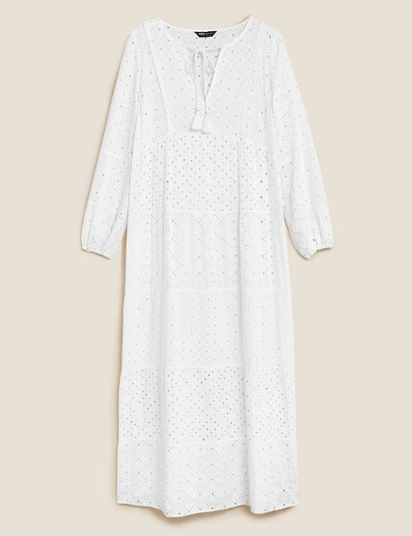 Best deal 𧨠M&S Collection π Dresses Embroidered V-Neck Maxi Waisted π Dress π€© 2 Best deal 𧨠M&S Collection π Dresses Embroidered V-Neck Maxi Waisted π Dress π€© - Image 2