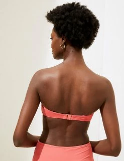 Wholesale 🛒 M&S Collection 👙 Bikinis Padded Twist Front Bandeau 👙 Bikini Top 🎉 -New In Womens Sales 2022 SD 01 T52 7910B GM X EC 2