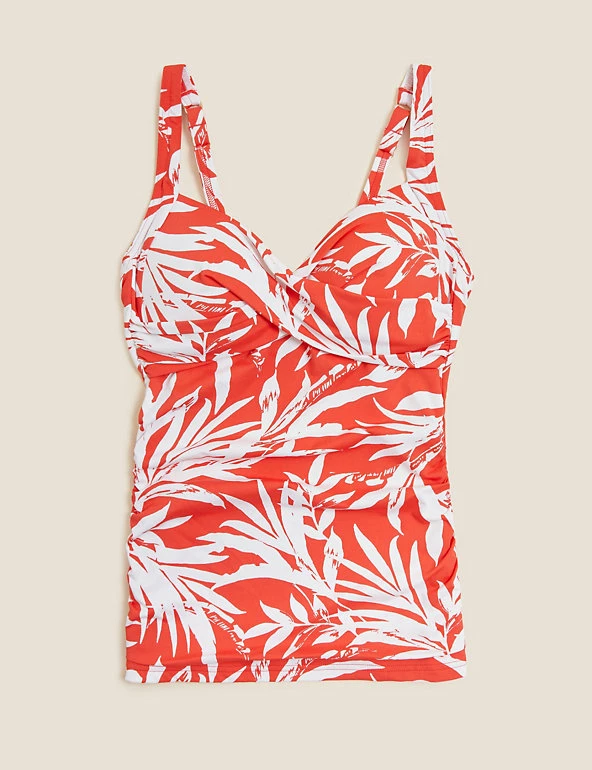 Flash Sale ✨ M&S Collection Tankinis Tummy Control Printed Plunge Tankini Top 👏 2 Flash Sale ✨ M&S Collection Tankinis Tummy Control Printed Plunge Tankini Top 👏 - Image 2