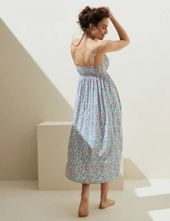Wholesale 😀 M&S Collection 👗 Dresses Floral Tie Front Midi Tiered Beach 👗 Dress ❤️ -New In Womens Sales 2022 SD 01 T52 8278 ZZ X EC 3