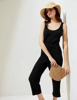 Outlet 🔔 M&S Collection 👗 Dresses Pure Cotton Drawstring Sleeveless Jumpsuit 🤩