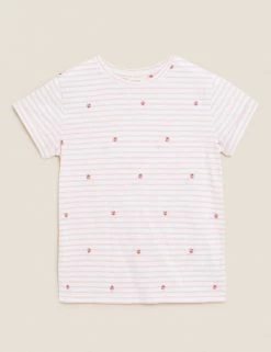 Cheap ๐ Per Una Women Pure Cotton Striped Embroidered T-Shirt โ 18 Cheap ๐ Per Una Women Pure Cotton Striped Embroidered T-Shirt โ -New In Womens Sales 2022 SD 01 T53 1244U C8 X EC 90