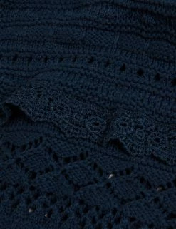 Brand new 😍 Per Una Women Pure Cotton Knitted 3/4 Sleeve Top 👏 -New In Womens Sales 2022 SD 01 T53 5163U F0 X EC 5