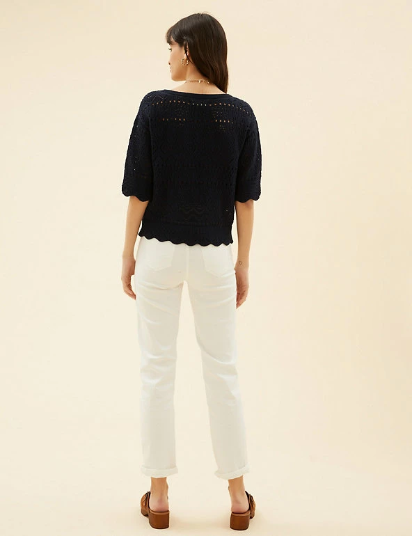 Best Pirce โ Per Una Jumpers Pure Cotton Broderie Knitted Top ๐งจ 12 Best Pirce โ Per Una Jumpers Pure Cotton Broderie Knitted Top ๐งจ - Image 12