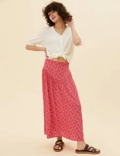 Discount 🥰 Per Una 👗 Skirts Floral Midaxi 👗 Skirt 😉 -New In Womens Sales 2022 SD 01 T53 7336U B4 X EC 0