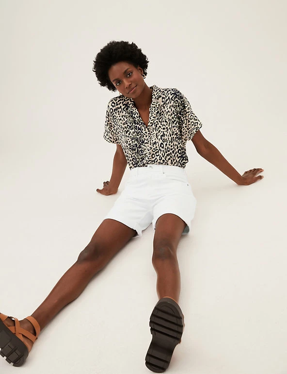 Coupon ๐ M&S Collection Denim Boyfriend Shorts ๐งจ 5 Coupon ๐ M&S Collection Denim Boyfriend Shorts ๐งจ - Image 5