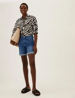 Coupon ๐ M&S Collection Denim Boyfriend Shorts ๐งจ 51 Coupon ๐ M&S Collection Denim Boyfriend Shorts ๐งจ -New In Womens Sales 2022 SD 01 T57 3553 QP X EC 2