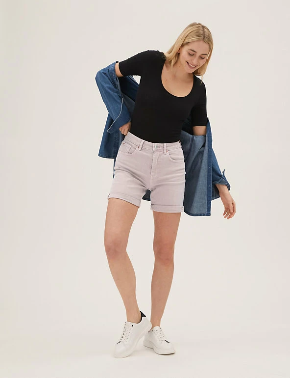 Coupon ๐ M&S Collection Denim Boyfriend Shorts ๐งจ 10 Coupon ๐ M&S Collection Denim Boyfriend Shorts ๐งจ - Image 10